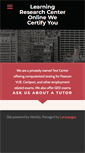 Mobile Screenshot of learningresearchcenteronline.com